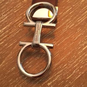 Salvatore Ferragamo Mens reversible belt Brown/Blk
